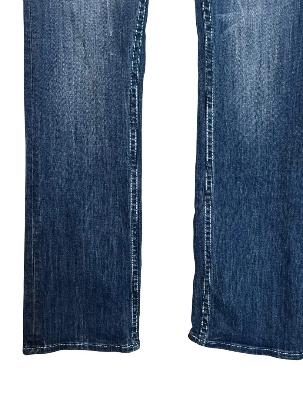 Cowgirl Tuff 30x35 Women's Dark Blue Bootcut Western Jeans - Picture 3 of 15